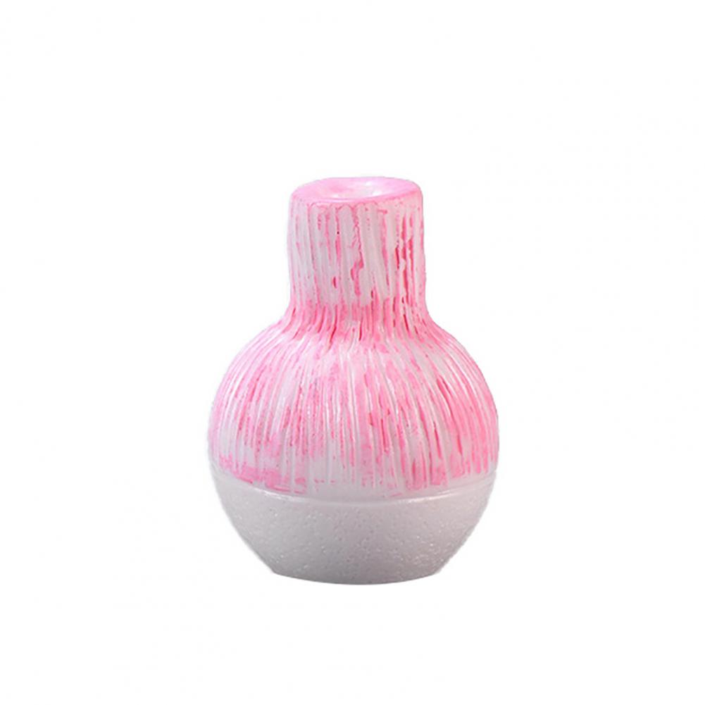 Fashionable Handmade Vase Model Resin Miniature Vase Lightweight Wear-resistant Plant Miniature Vase