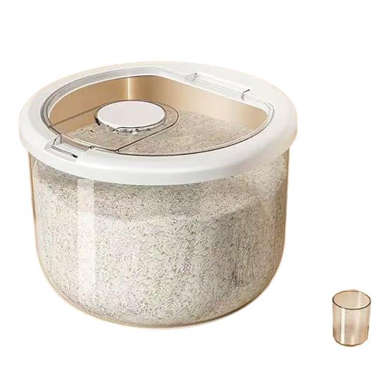Kitchen Storage Bin for Grains Flour Large Capacity Airtight Rice Container Moisture-Proof Insect-Proof Design Kitchen Organization Essential