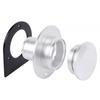 Remote Fuel Tank Filler Cap Aluminum with Weld On Bracket 2 Inch Hose Connection for Vehicle Fuel System Repair