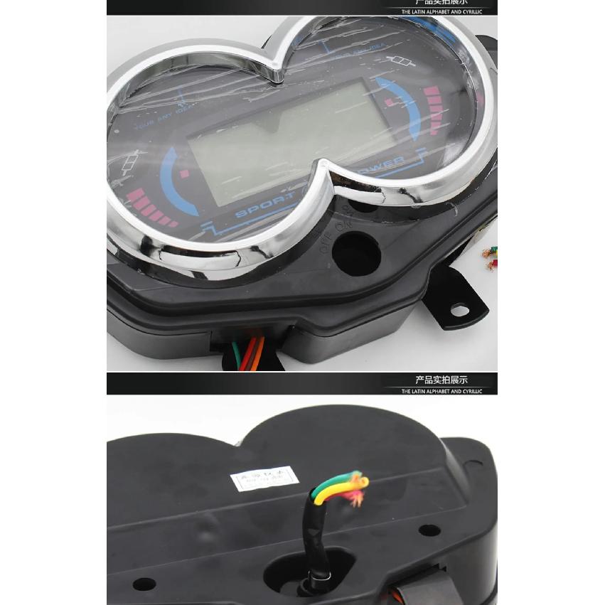 Electric Tricycle Instrument LCD Speed and Electricity Display 60v72v Instrument Odometer