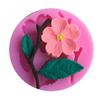 Baking Mold DIY Peach Blossom Design Silicone High Temperature Resistant Tool