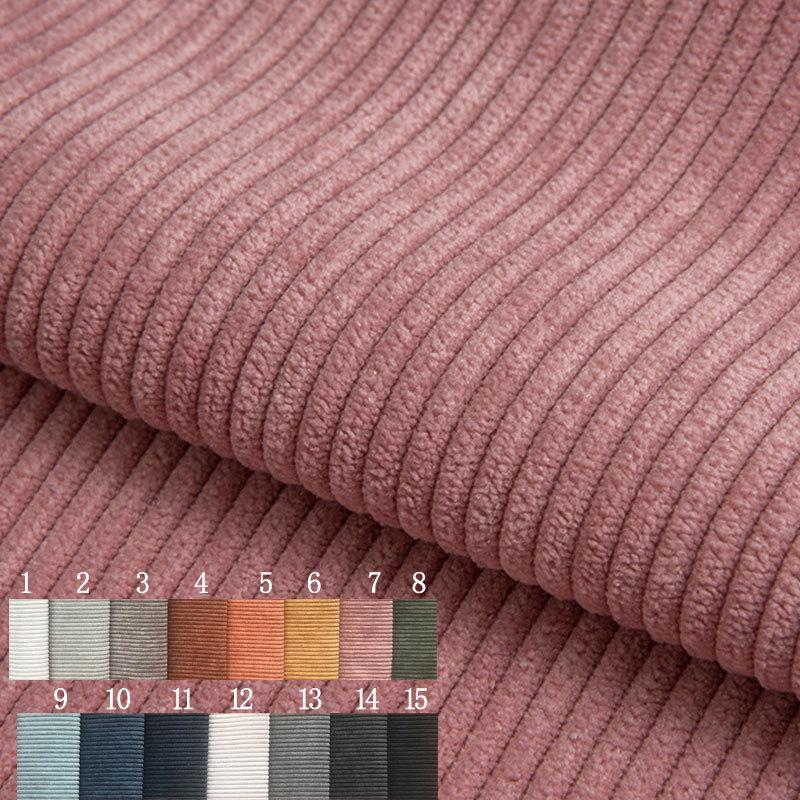 8-Wale Non-Stretch Corduroy Fabric for Pants, Bags, Hats & Sofas