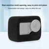 For DJI Osmo Action 4 / 3 PULUZ High Density Foam Windshield (Black)