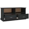 TV Cabinet Black 93 X 35.5 X 45 Cm Particleboard