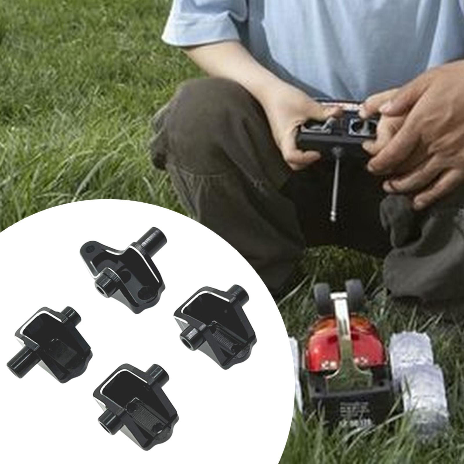 

4 Штуки Тяга Коду Сидіння Вісь Рульова Тяга Кріплення 1:10 Масштаб Алюмінієвий Сплав ЧПУ RC Частини Передні Задні чорний