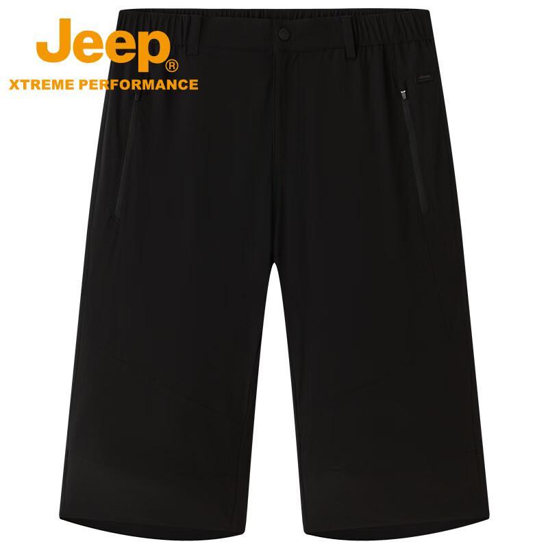 Jeep Men's UPF50+ Quick-Dry Water-Repellent Hiking Shorts