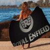 R-Royal E-Enfield Logo Anime Beach Swimming Towel Soft Absorbent Washcloth Children's Gifts For Kids Travel Camping Gym
