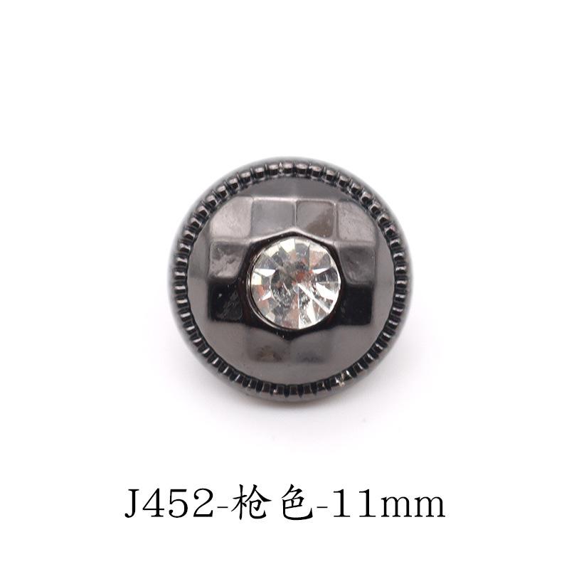 Hochwertige Metallknöpfe, Hochwertige Hemdknöpfe, Kragenknöpfe, Wollstrickjacke, Goldene Glas-Diamantknöpfe