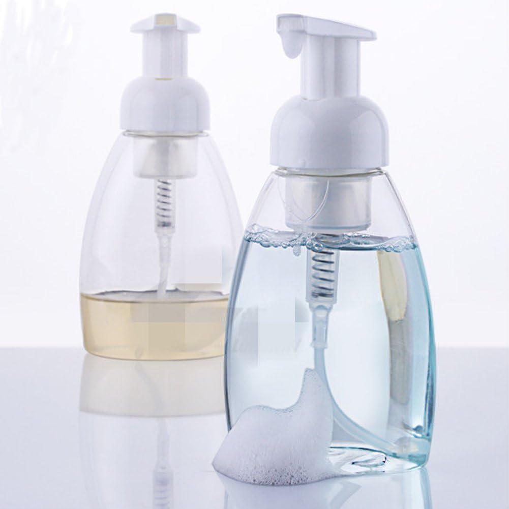 Foaming Soap Dispensers Pump-Bottles,BPA Free- Containers, Refillable Foamer Pack of 3 (8.5 Oz)