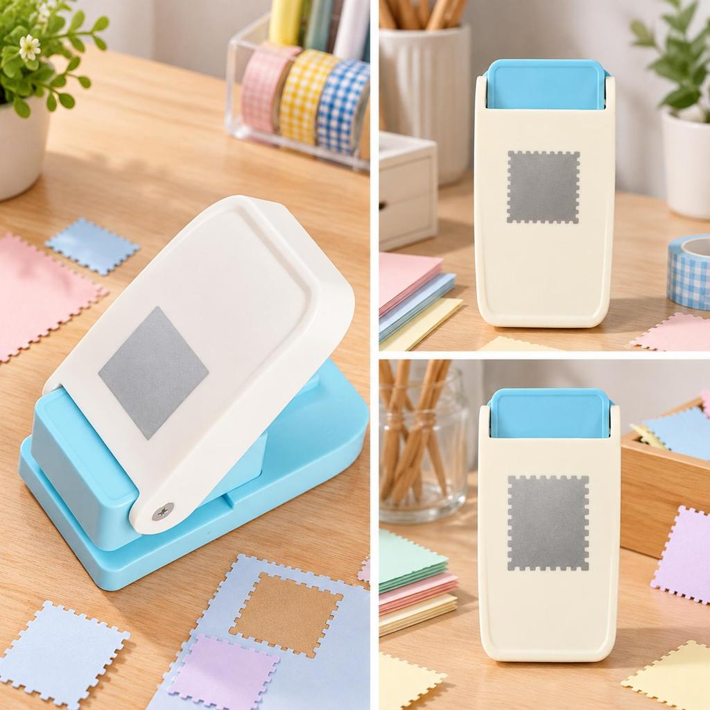 Decorative Paper Edger Manual Perforated Edge Punch Compact Crafting Tool for Crafters,
