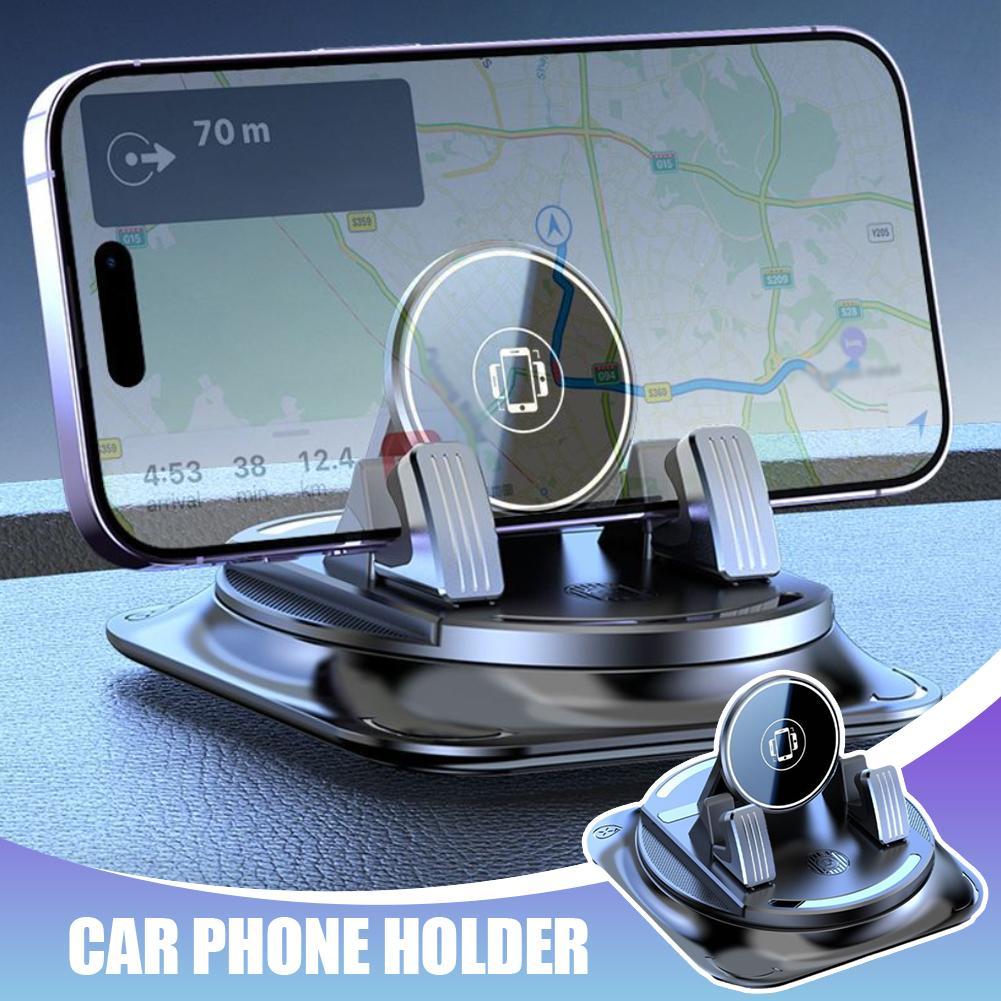 Strong Paste Dashboard Phone Holder - Auto Navigation Fixed Support Tool For Rv Truck Small Car Mobile Phone Mount P0g3
