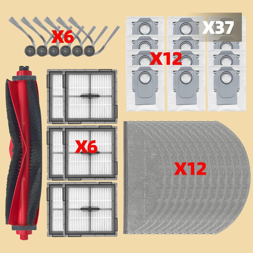 Fit For Roborock Q8 Max Pro / Q8 Max Pro Plus / Q8 / Q8 Plus Main Side Brush Mop Cloths Filter Dust Bag Accessories Replacements