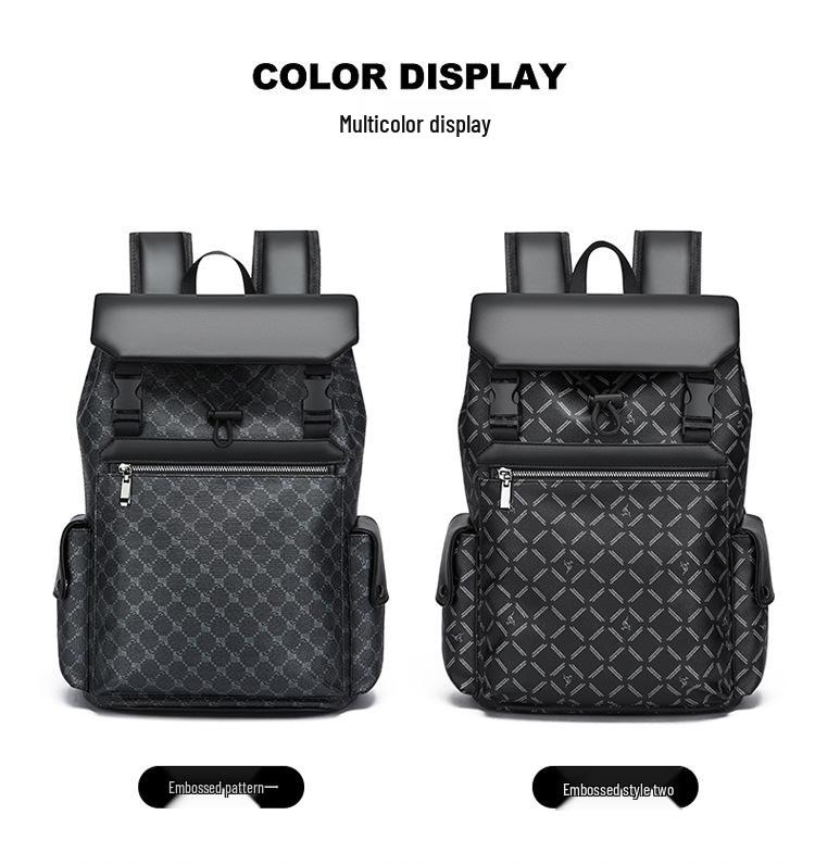 Men's Trendy Large Capacity Sports Backpack with Fashionable Print
