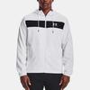 Under Armour Hooded Letter Print Zipper Design Long Sleeve Jacket Men jackets White 1361621-100