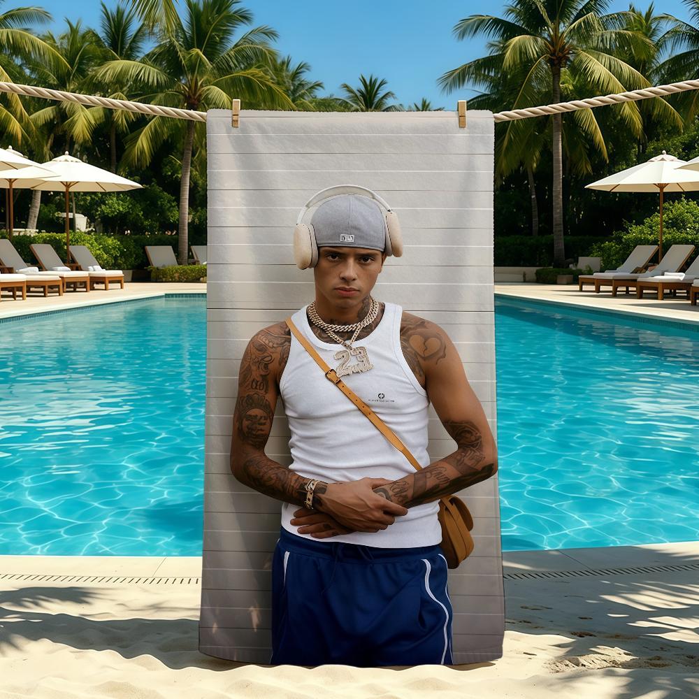 C-Central Rapper C-Cee Towel For Outdoor Camping Beach Towel Super Absorbent Quick-Drying Summer Towel