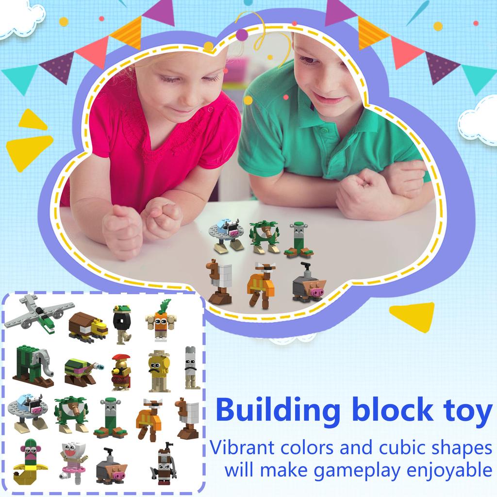 Tungtungtungsahur American And Seas By Building Fun Toys, Fun Children Puzzle Building Toy Sets