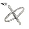 Women Scarf Accessory Rhinestone X-Shape Ring, Metal Geometric Clip, Sparkling Modern Clip Slide Ring for Silk Scarves Neckerchiefs Shawls Shirts