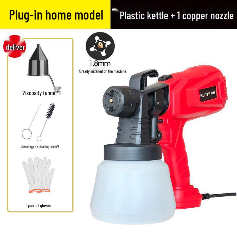 

Compact High-Power Electric Handheld Spray Gun for Latex Paint