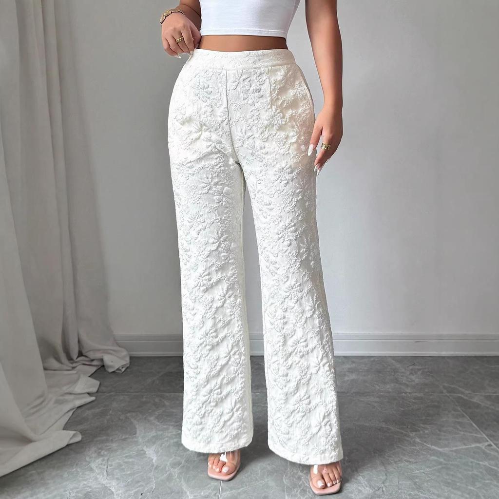 2026 Women's Casual Slimming Straight Leg Pants - Light Luxury, Versatile, Petite, Slim Fit