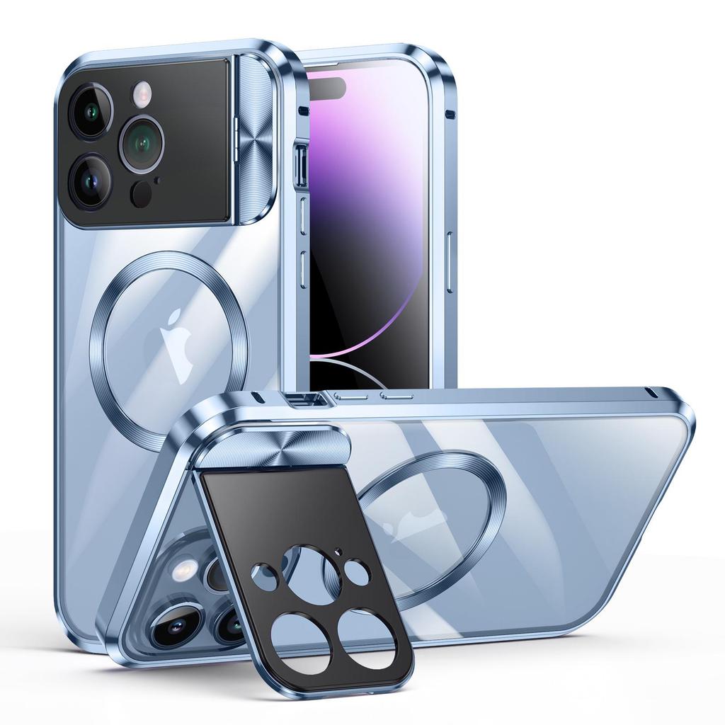 iPhone 15 Pro Max Magnetic Buckle Bracket Case, Compatible with iPhone 13/14