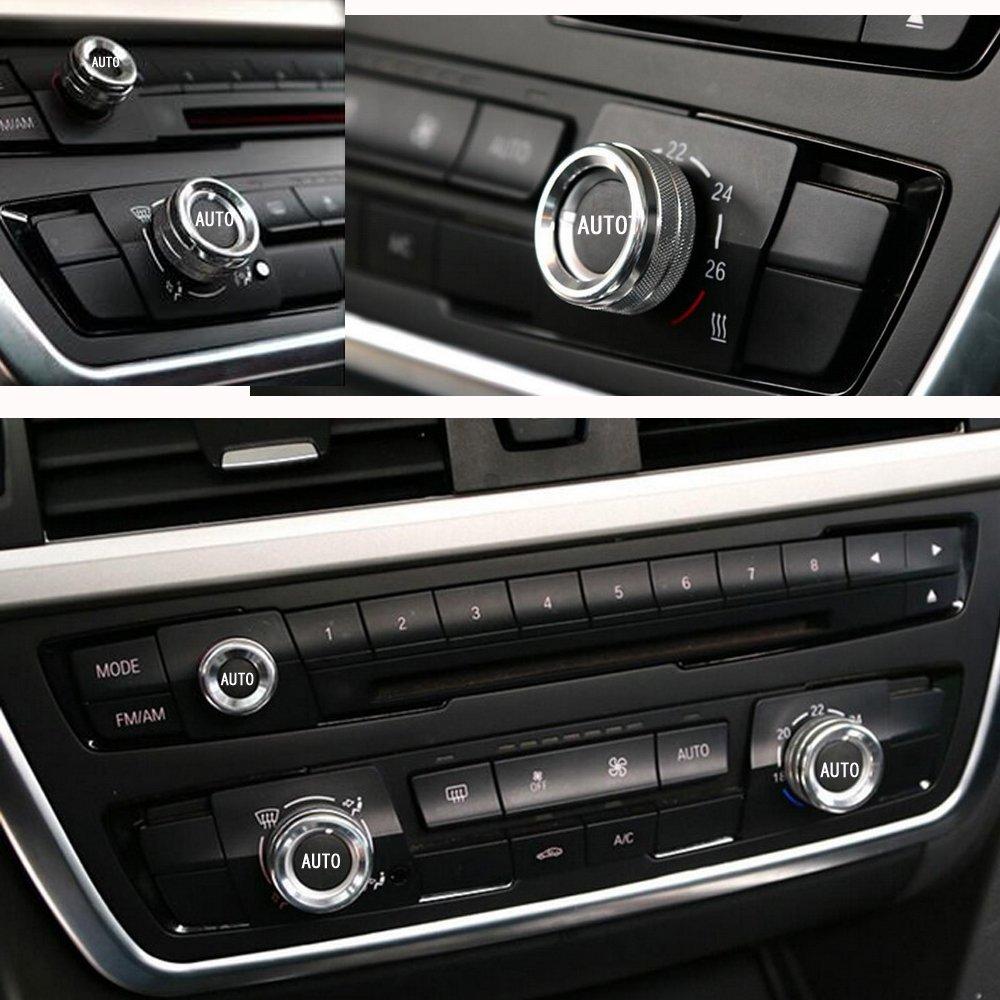Eaglerich 3PCS/Lot Car Air Conditioner Dial Cover Switch Cover Knob Cover Adjustment Ring Air