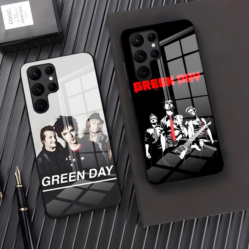 Band Green Day Phone Case For Samsung S26 S25 Plus S20 S20 Plus S22 Ultra S23 FE S21 Plus S21 Ultra Glass Cover