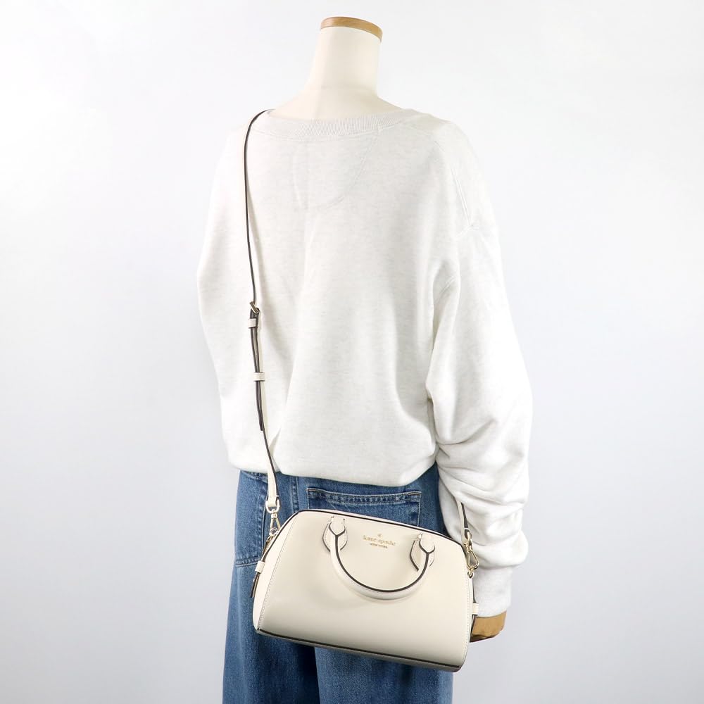 Kate Spade Bag KF493 Meringue Madison Saffiano Leather Duffle Crossbody for Women [Kate Spade] (Shoulder Bag) [Outlet Item] [Brand] [Item]
