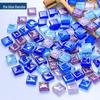 450pcs 1cm Colorful Crystal Glass Mosaic Tiles for Creative DIY Children's Art