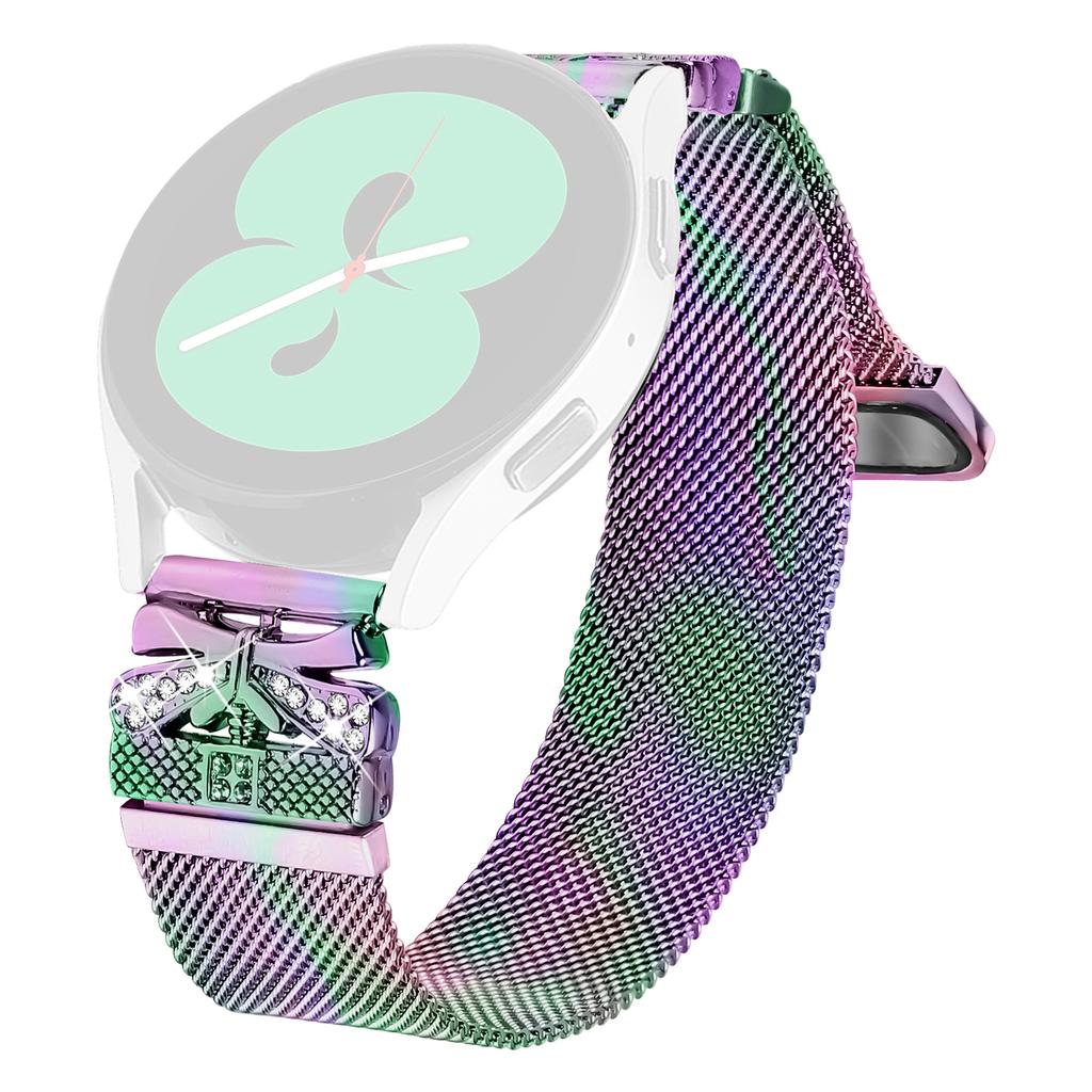 Metal Strap for Gabb Watch 3 Milanese Watch Band Butterfly Decor Electroplating Color