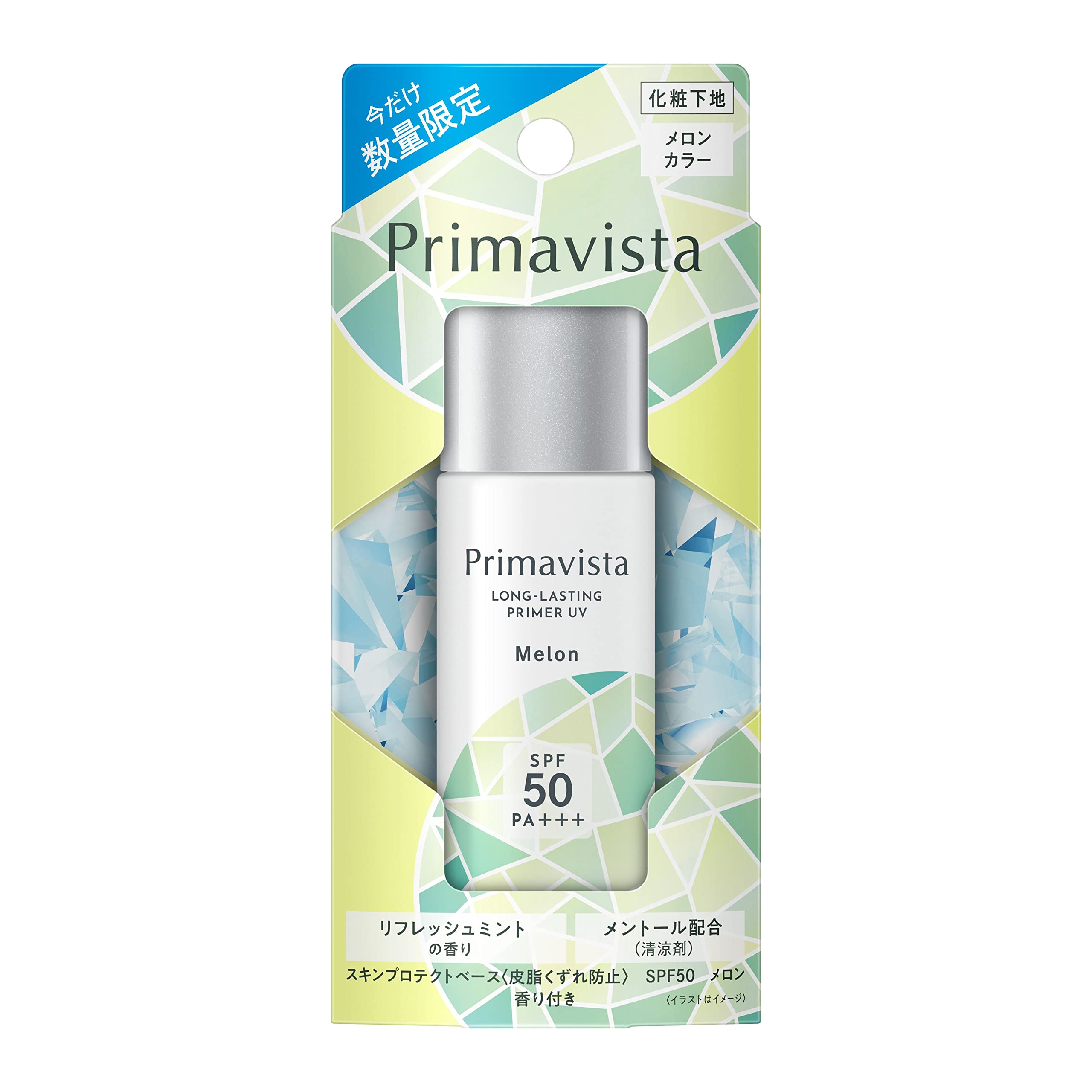PrimaVista Skin Protect Base SPF50 Melon Scented  Oil Control  зелёный