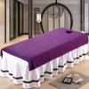 1PC Beauty Salon Soft Breathable Bedspread Comfortable Bed Cover Lightweight Bed Sheet with Holes Massage Bed