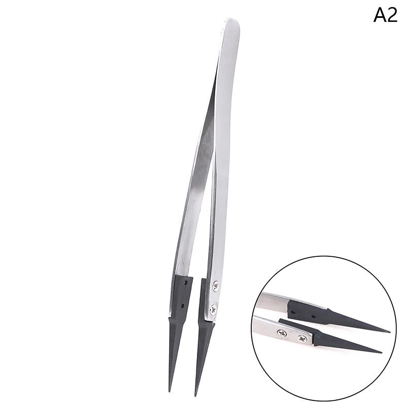 Pinzety pro opravu hodinek ESD-259/259A/7A - Nerezové antistatické rovné loketní rukojeti pro instalaci ručiček hodinek