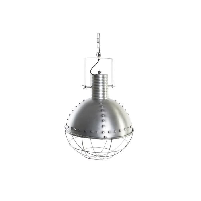 Suspension argenté argent 50 w (43 x 43 x 66 cm)