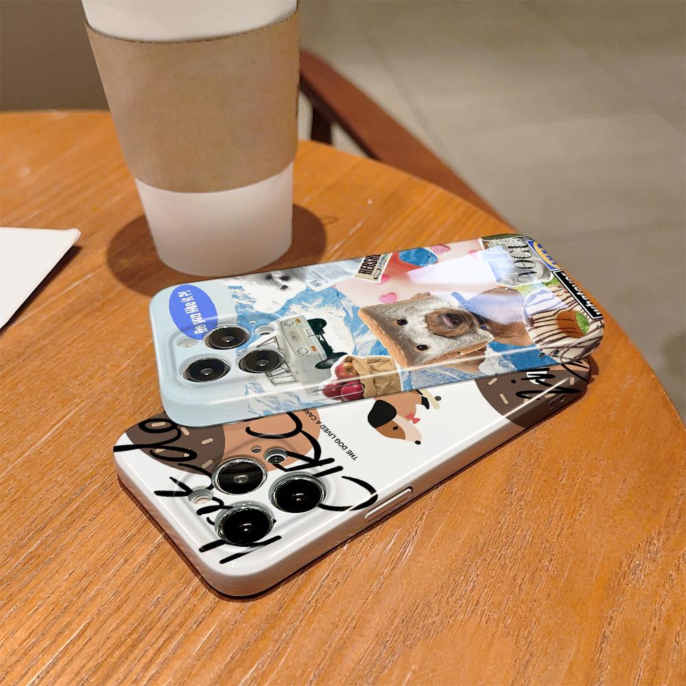 All-inclusive Film Handyhülle Cartoon Mode Design Hartschale Vollabdeckung Kameraschutzhülle für OPPO A60 A96 Reno12 Realme C53 C75