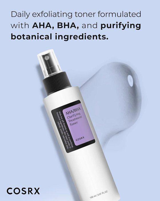 Toner - COSRX - AHA/BHA Clarifying Treatment - Sans Parabène - Pour Tous Types De Peau - Effet Peeling