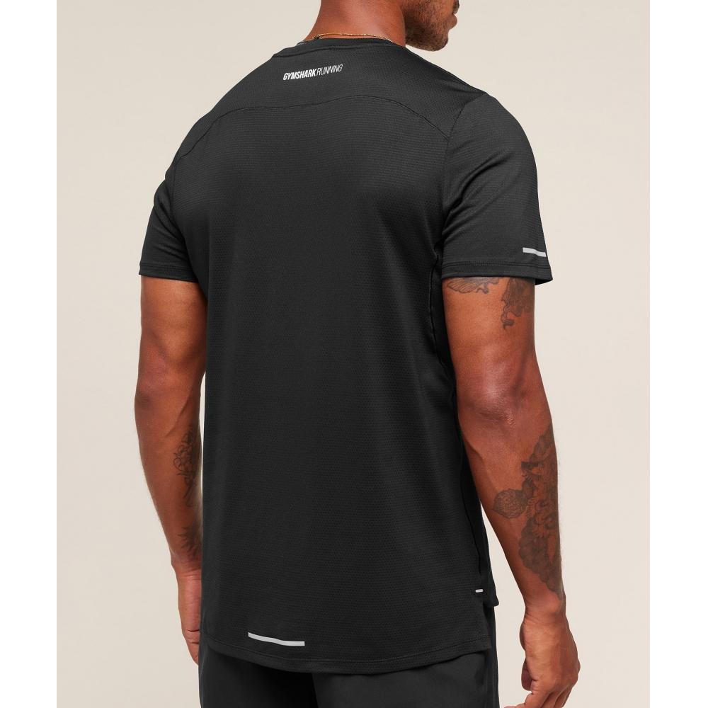 Gymshark Running T shirT Black A3c2s Bb2j