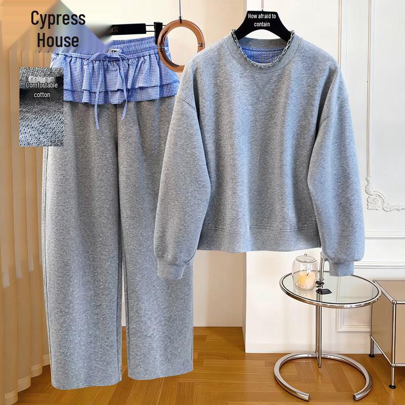 Women s Long-Sleeve Casual Two-Piece Set L