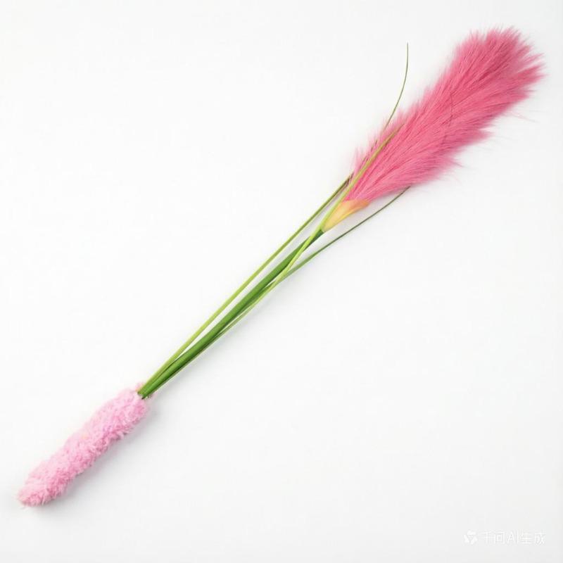 Cat Interactive Toy Reed Grass Cat Teasing Stick Feather Toy Long Pole Kitten Teasing Stick Bite Resistant Sound Toy Cat Supplie