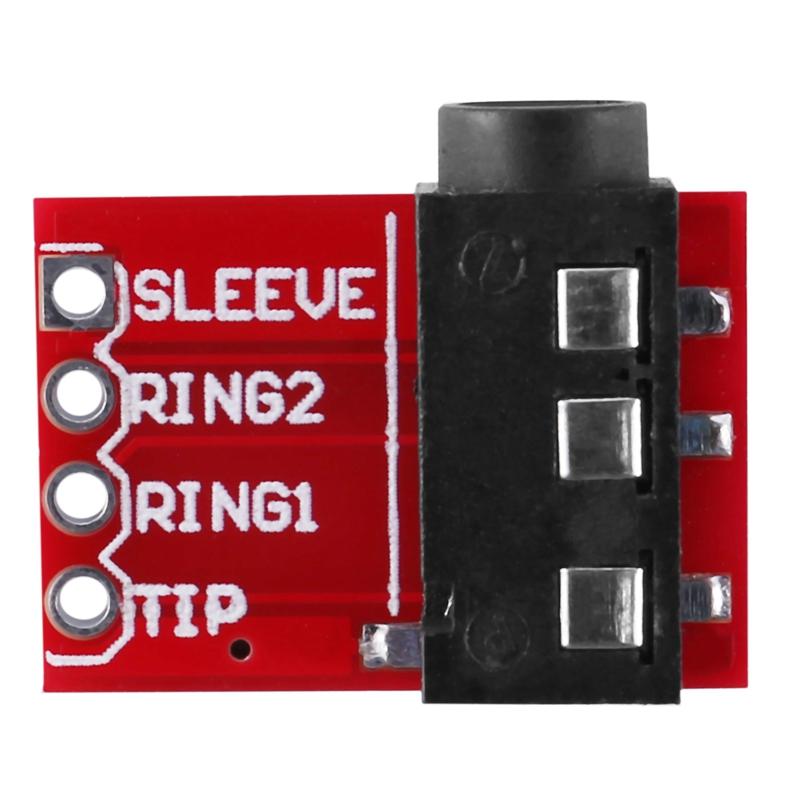 TRRS 3.5Mm Jack Breakout Board Headphone Video Audio MP3 Professional Connector Module