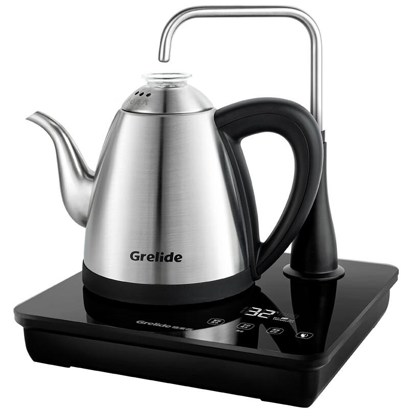 Grelide Automatic Water-Filling Electric Tea Kettle CN plug (adapter included)