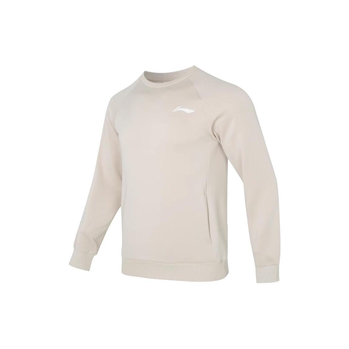 Li Ning Badminton Collection Sweatshirt Men s Khaki AWDSD43-6 3XL