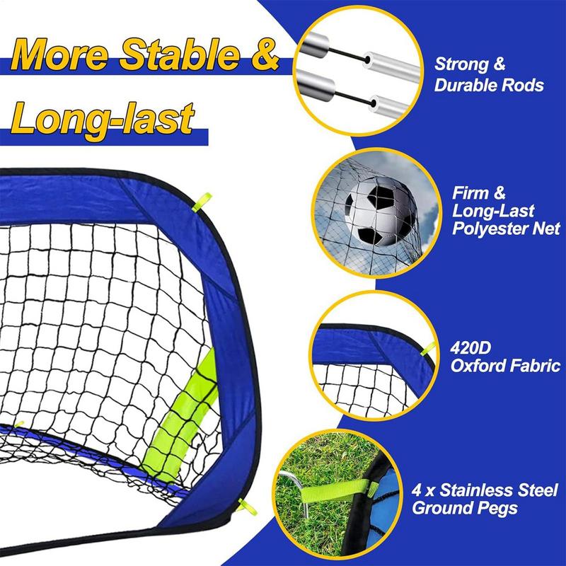 Portable Soccer Goal Soccer Goal Training Net Foldable Versatile Lightweight Easy Assembly Practice Tool For Activities Outdoor