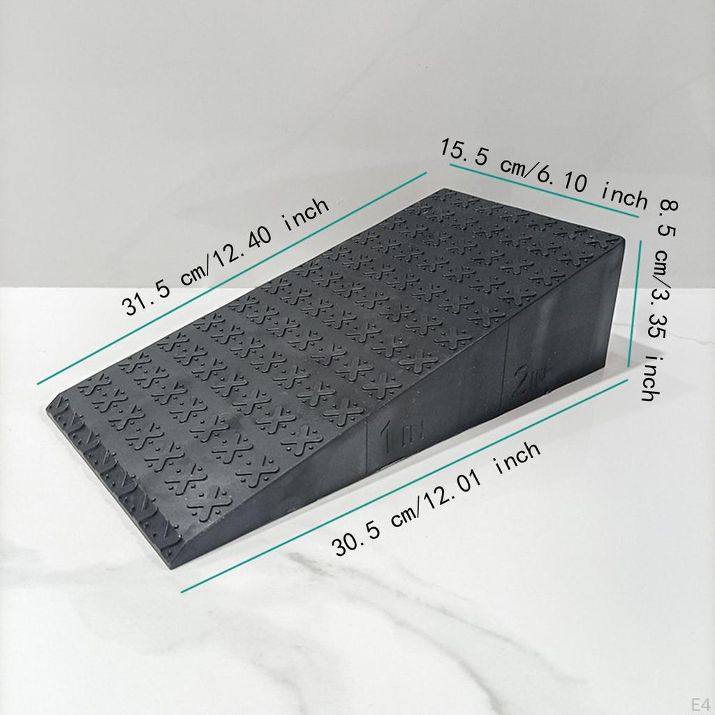 2 Pieces Squat Wedge Calf Stretchers Anti Slip Heel Slanting Boards Ramps for