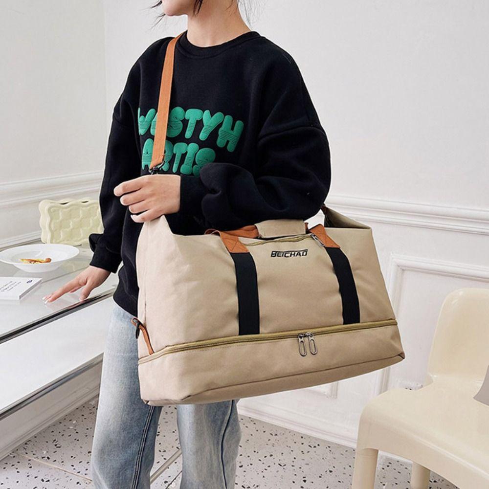 Waterproof Travel Luggage Bag Large Capacity Messenger Bag Portable Travel Duffle Bag  Outdoor