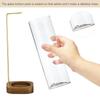 Incense Holder Modern Incense Burner with Removable Glass Ashes Catcher Incense Sticks Base for Room Decor Yoga Meditation
