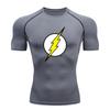 Men's Quick Dry Compression Fitness Sports T-Shirt Yellow Li