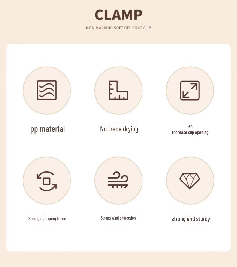 Clipsuri de plapumă din plastic rezistente la vânt pentru haine și lenjerie de pat