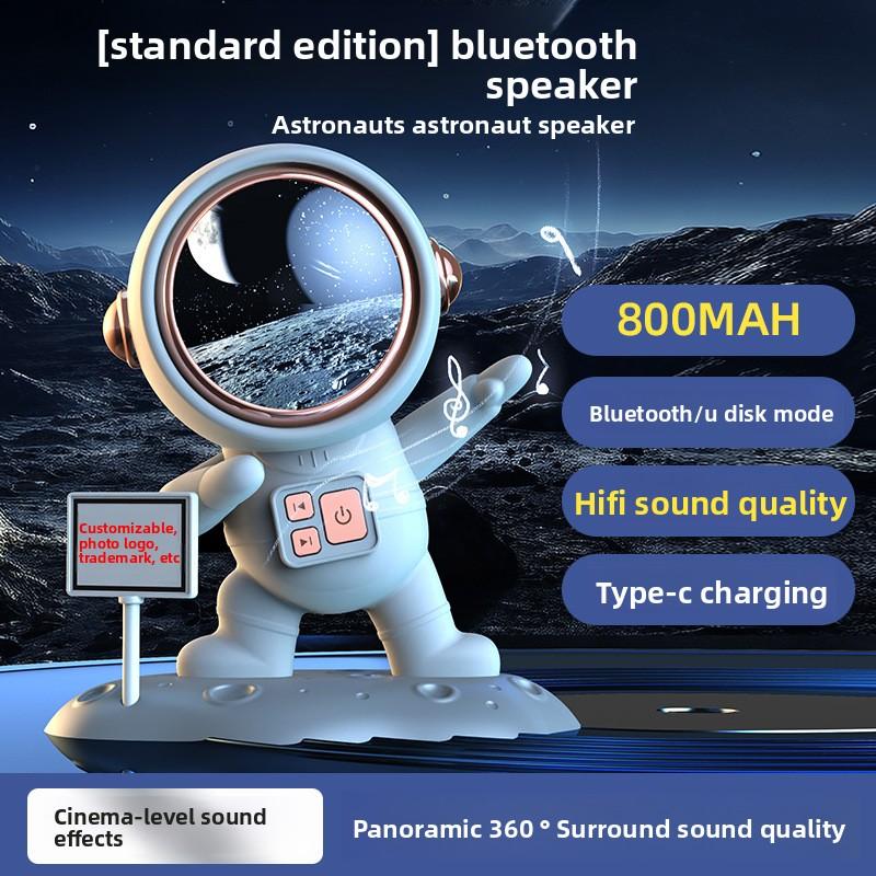 Bluetooth Audio Atmosphere Astronaut Desktop Wireless U Disk Speaker High Value Usb Charging Sound Quality