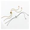 5Pcs Silver Extension Chains Stainless Steel Hand Bracelet Extensions  Jewelry Decoration