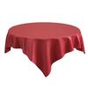 Cleib Herringbone Water-Repellent Tablecloth, 90x90cm, Wine, FS006